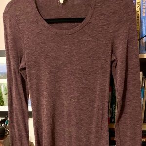 Lavender Aritzia Long sleeve T-shirt dress